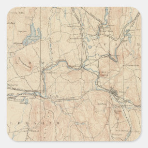 Palmer, Massachusetts Square Sticker