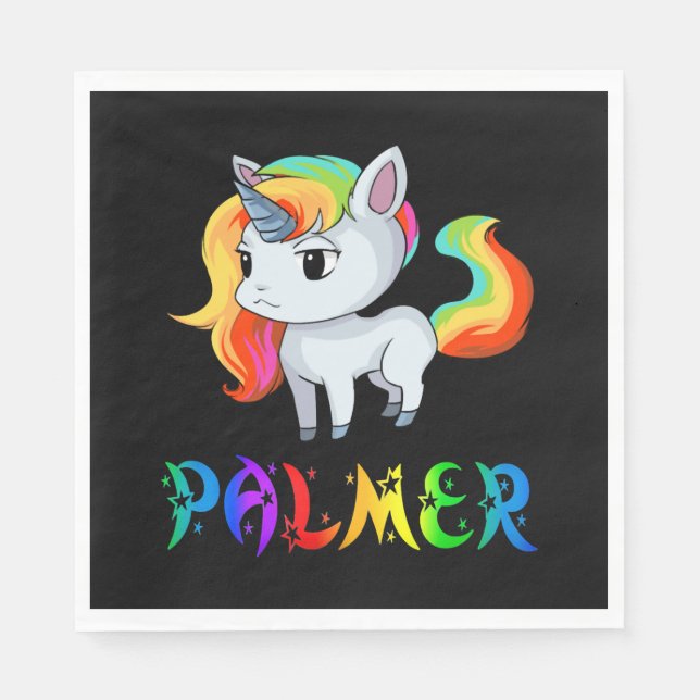 Palmer Unicorn Napkin (Front)