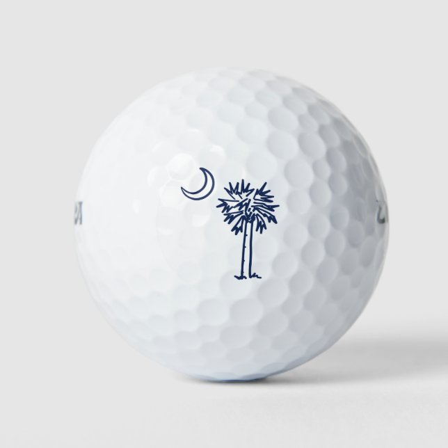 Palmetto Moon Crescent Golf Balls (Front)