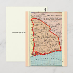 Palmetto State - South Carolina Postcard