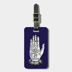 Palmistry Chart, 1885 Luggage Tag
