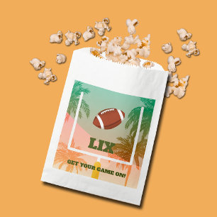 Palms and Football Uprights Party Favour Bags