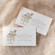 Palms and Prosecco Bridal Shower Registry