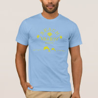 Palms & Dolphins Yellow Beach Baby Daddy