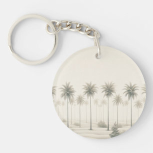 Palms in Miami "Just Another Day in Paradise" Key Ring