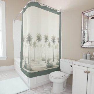 Palms in Miami Shower Curtain