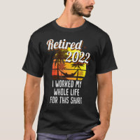Palmtree Sunset  Retirement 2022 Mens & Womens