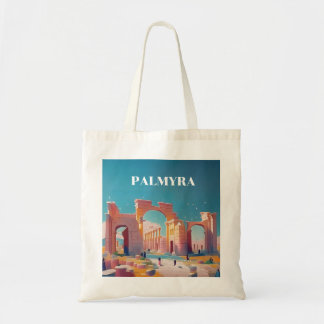 PALMYRA SYRIA RUINS مدينة تدمر تاريخ سوريا TOTE BAG