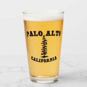 Palo Alto California Beer Glass