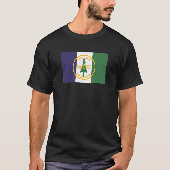 Palo Alto California Flag T-Shirt (Front)