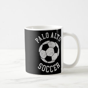 Palo Alto Soccer Retro Distressed 90's Vintage Coffee Mug