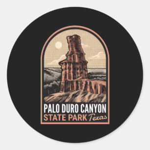 Palo Duro Canyon State Park Texas Classic Round Sticker