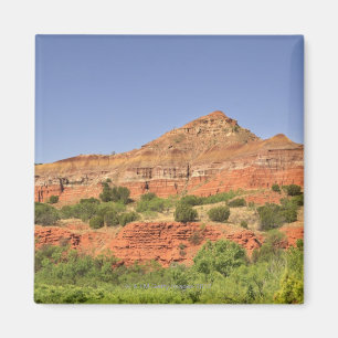 Palo Duro Canyon, Texas. Successive rock layers Magnet