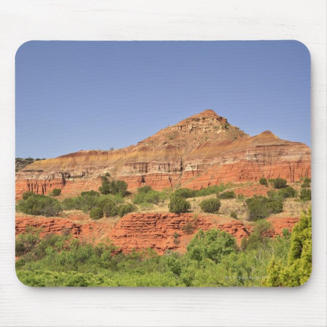 Palo Duro Canyon, Texas.  Successive rock layers Mouse Pad (Front)