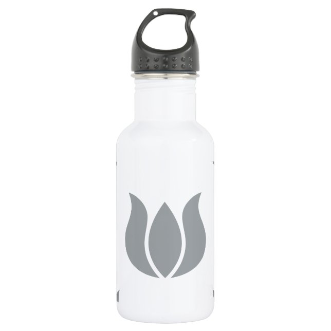 Paloma Flower Pattern 5 532 Ml Water Bottle (Front)