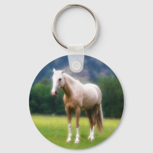 Palomino Dream Horse Key Ring