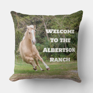 Palomino Horse  Cushion