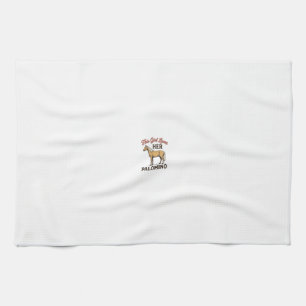 Palomino Horse Lover Vintage Engraving T-Shirt_1 Tea Towel