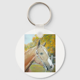 Palomino, Horse pastel Key Ring
