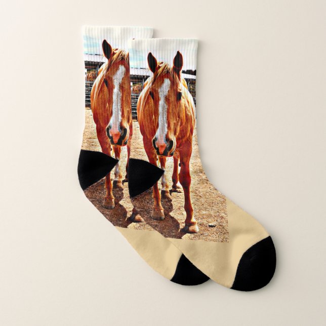 Palomino Horse Socks (Pair)