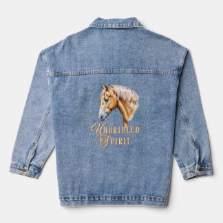 Palomino Horse Unbridled Spirit Denim Jacket