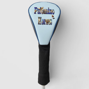 Palomino Horses Picture Logo, Golf Head Cover