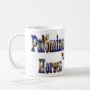 Palomino Horses Picture Logo With Horses, Coffee Mug