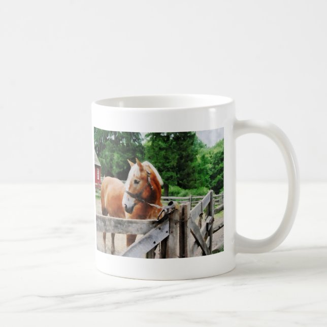 Palomino in Paddock Coffee Mug (Right)