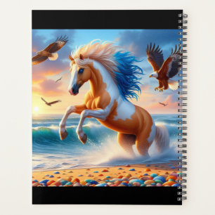 Palomino Paint Horse Ocean Planner