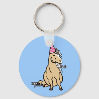 Palomino Party Pony Key Ring
