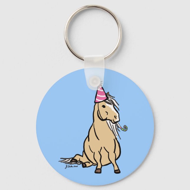Palomino Party Pony Key Ring (Front)