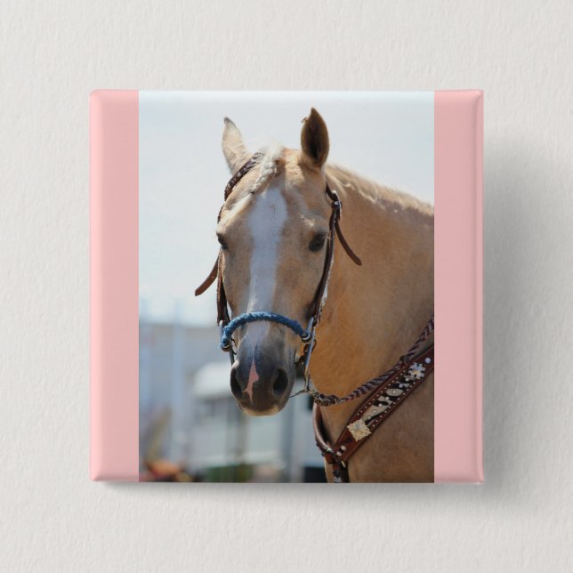 Palomino Pic 15 Cm Square Badge (Front)
