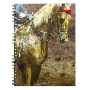 Palomino Saddleseat Grunge Spiral Notebook
