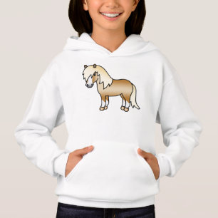 Palomino Shetland Pony Cute Cartoon Illustration