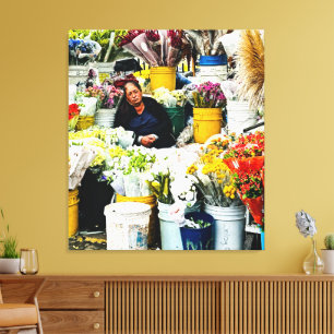 Paloquemao Market Bogotá Canvas Print