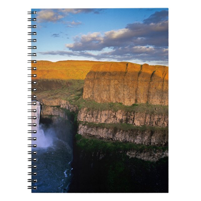 Palouse Falls in Washington Spiral Notebook (Front)