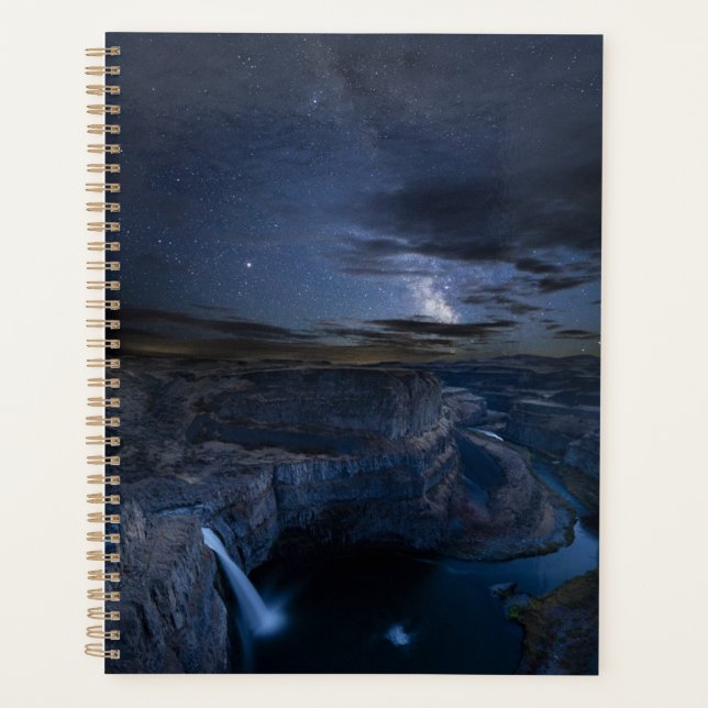 Palouse Falls Park & Milky Way | Washington State Planner (Front)