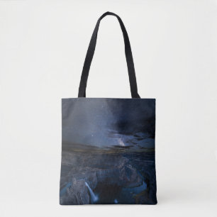 Palouse Falls Park & Milky Way Washington State Tote Bag