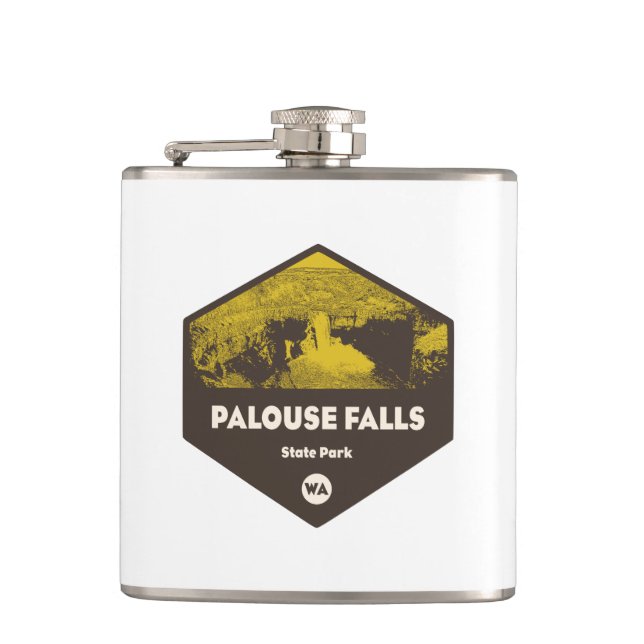 Palouse Falls State Park Washington Hip Flask (Front)