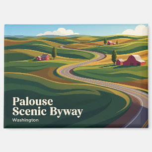 Palouse Scenic Byway USA Magnet