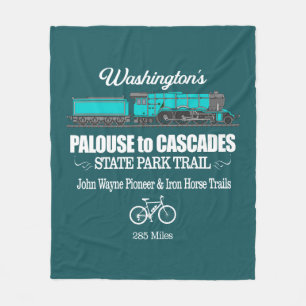 Palouse to Cascades SPT (RT2) Fleece Blanket