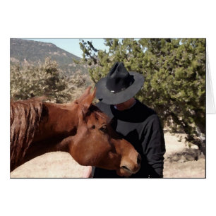 "Pals" Horse & Cowboy