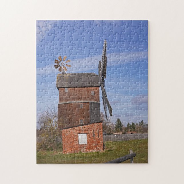 Paltrockwindmühle in Paray Jigsaw Puzzle (Vertical)