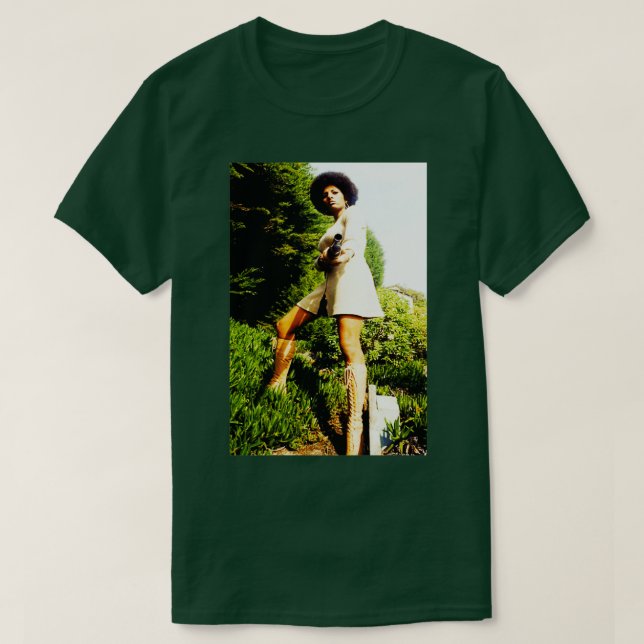 Pam Coffy Foxy Sheba Blaxploitation 1972 T-Shirt (Design Front)