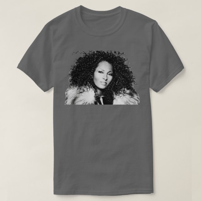 Pam Grier Retro Vintage T-Shirt (Design Front)
