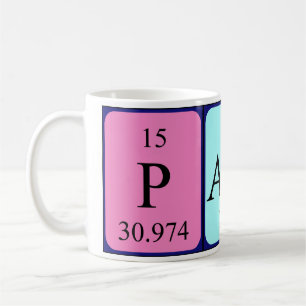 Pami periodic table name mug