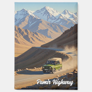 Pamir Highway Tajikistan Travel Magnet