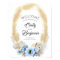 Pampas Grass and Dusty Blue Flower Wedding Welcome
