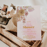 Pampas Grass Bohemian Boho Baby Shower