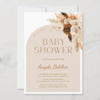 Pampas Grass Boho Baby Shower